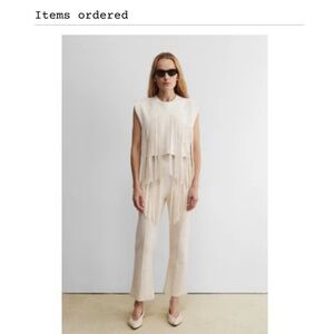 NWT Rachel Comey Briones fringe top
